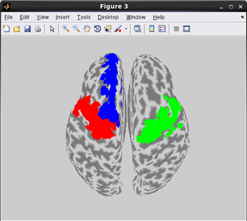 how to plot cortical map on Inflated cortical model