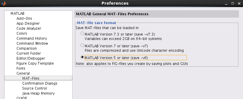 MAT file format